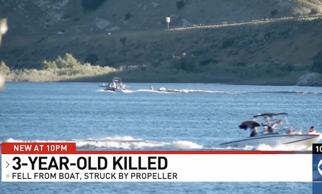 Walter Greer Salt Lake City boy, 3, dies falling off boat & struck by propeller