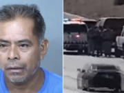 Alvaro Ovando Alvarez, Arizona father arrested after 10 year old son pulled over for speeding as dad sat in front seat