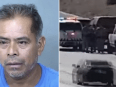 Alvaro Ovando Alvarez, Arizona father arrested after 10 year old son pulled over for speeding as dad sat in front seat