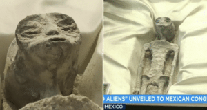 Jaime Maussan 1000 year old alien corpses hearing in Mexico