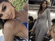 Morgan Osman Instagram famous model left plane to avoid confrontation with passenger over seat.