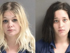 Brianna Lafoe & Sierrah Newell toss & throw baby outside Daytona Beach bar,
