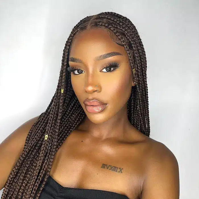 The box braid wig for versatile low maintenance hairstyle occasions