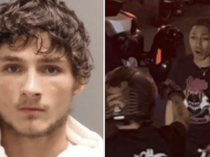 Cody Heron Philadelphia biker arrested stomping on Nikki Bullock's car windshield.