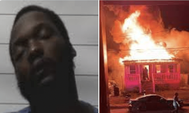 Joseph Washington New Orleans sets house on fire killing his 3 kids