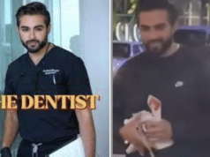 Dr. Ahmed ElKoussa, Miami dentist fired tearing down posters Israeli kidnapped victims.