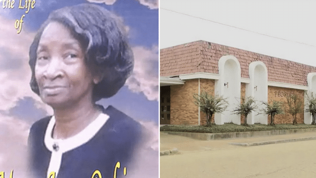 Mary Jean Robinson funeral mix up wrong casket at Jackson, Mississippi funeral home.