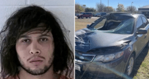 Nestor Lujuan Flores, Texas man with prior DWI conviction hits and kills pedestrian, drives with body in car 40 miles