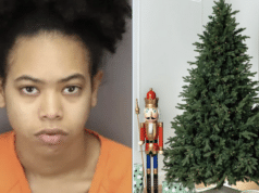 Miracle Rivera, Largo, Florida woman beats boyfriend with Christmas tree during argument