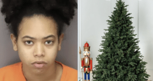 Miracle Rivera, Largo, Florida woman beats boyfriend with Christmas tree during argument
