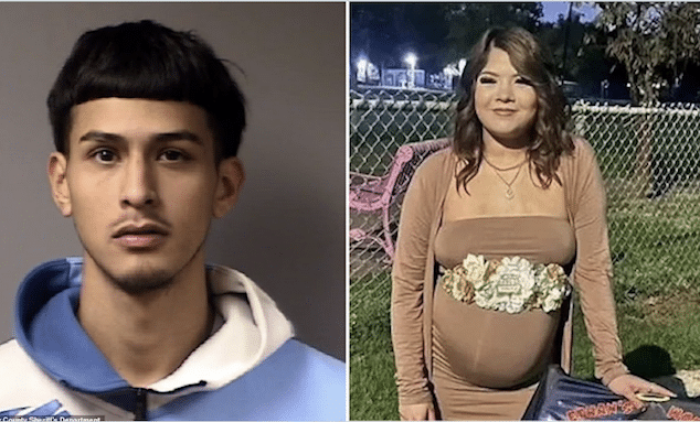 Heavily pregnant San Antonio woman and boyfriend found dead in car.