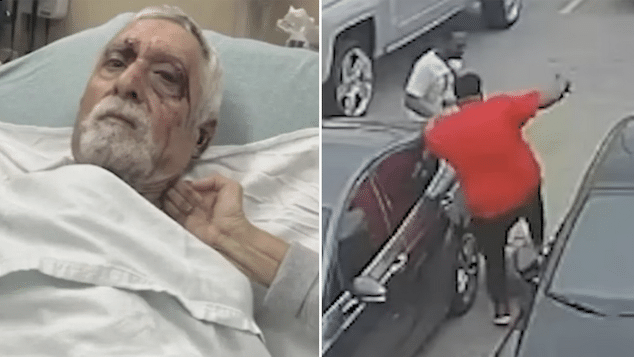 Florentino Hurtado Houston senior, 67 with Alzheimer's beaten viciously by Trayvon Lockridge & Deroderic Stephens trying to get into wrong vehicle.