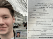 Tyler Chase, Oregon man mistakenly declared dead by the Multnomah County medical examiner office.