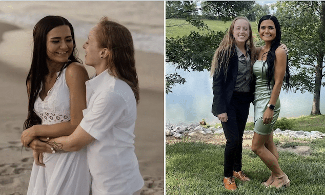 Ali Waggy & Jessica Robinson, Kansas Lesbian couple rejected by wedding venue