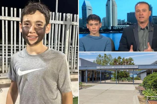 8th grader suspended over blackface at football game