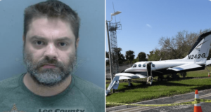Bruce Plummer, armed, Fort Worth, Florida man tries to steal plane