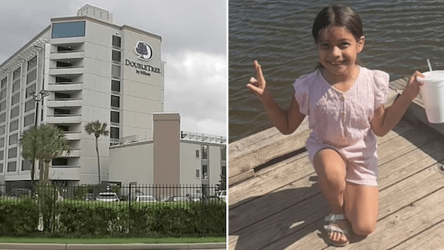 8 year old girl drowns Houston Hilton after sucked in by swimming pool pipe