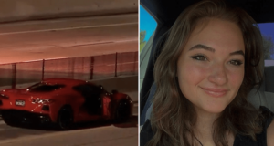 Rachel Berg, Arizona, Corvette driver speeding at 155mph kills Michael Clark, former Tacoma cop