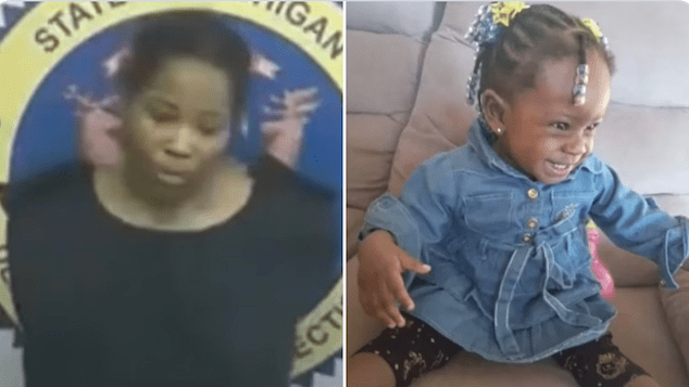 Iesha Harris Detroit babysitter charged with murder of 3 year-old autistic child, Harmoni Henderson.