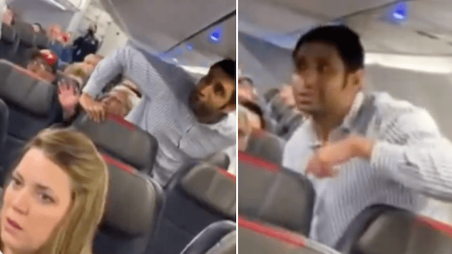 American Airlines passenger yelling anti semitic slur removed from flight
