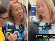 Spirit Airlines worker loses her cool & curses at Karen passenger at Fort Lauderdale airport