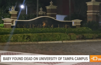 Abandoned baby found dead on University of Tampa campus