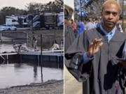 Christopher Gilbert near drowning at Louisiana lake.