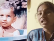 6 year old boy mauled to death by crocodiles after child's mother, Savitri Kumar, from Uttara Kannada, India, throws him into river