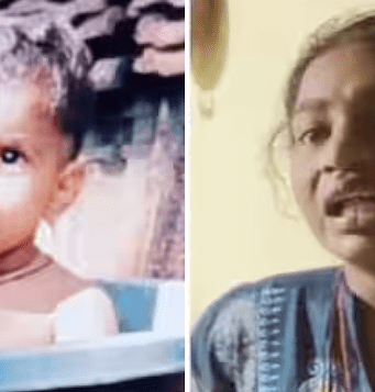 6 year old boy mauled to death by crocodiles after child's mother, Savitri Kumar, from Uttara Kannada, India, throws him into river