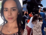 Dulce Alondra Mexico mom struck & killed by locomotive train taking selfie in front of 3 year old son