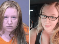 Nicole Yazzie, Mesa, Arizona mom leaves 4 year old daughter alone in hot car while shopping.