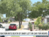 2 month old Santee girl dies after left in hot car parked outside family home.