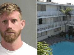 Brandon Gilmore dangles boy from 2nd floor balcony at Daytona Beach, Floria resort & drops him.