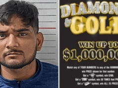 Meer Patel, Murfreesboro, Tennessee gas station worker tries to steal winning million dollary lottery ticket.