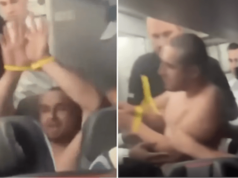 Eric Nicholas Gapco, Delanco, NJ man, 26, flying American Airlines eats 10 weed edibles and has amazing meltdown.