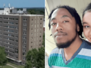 Moses Lee Bass and Destiny Leeann Randle, Independence, Missouri parents charged in 3 year old's boy's death after toddler falls from 8th floor window.
