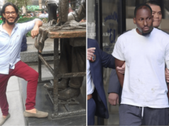 Tyshaun Watson pit bull mauls NYC Pizza worker, Zakaira El Sherief (left side) following argument over unleashed dog.