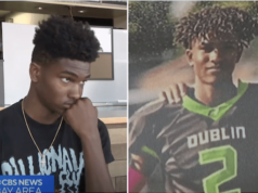 Dasanni Barfield Dublin High School freshman student attacked by masked older teens along with a parent.