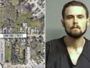 Christopher Paul Farmer, Painesville, Ohio charged with shooting murder of 67 year old father.