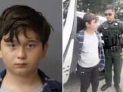 Carlo 'Kingston' Dorelli, Florida 11 year old middle-schooler arrested threatening school shootings and bragging over weapons arsenal.