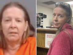 Laura Southworth, Charleston, West Virginia mom arrested after juvenile daughter with handcuffs flees to neighbor for help.