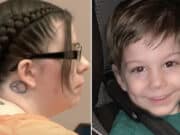 Danielle Dauphinais pleads guilty to Elijah Lewis 5 year old son’s starvation, beating death.