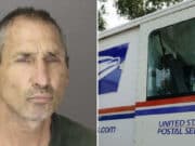Russell Valleau, Farmington Hills, Michigan man attacks postal carrier after Kamila Harris flyer placed in mailbox.