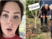 Columbus, Ohio police determine no body or bones found in buried rug in Katie Santry's backyard.