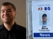 Samuel Mena Jr. AZFamily journalist self immolation during Pro Palestine rally at Washington D.C