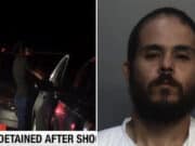 Eric Jose Garcia, Miami, Florida man shoots 2 men dead refusing to move truck at Redland nursery.