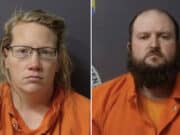 Tyler and Bailey Gibson, Missouri couple arrested over botched home circumsicion