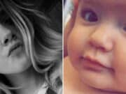 Cloe Workman, Loveland, Ohio woman films herself abusing 1 year old baby daughter and sending video to infant's father, Jeffrey Knuckles.