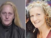 Sarah Wright, Deltona, Florida driver covers license plate with tape after hitting teen before fleeing scene.