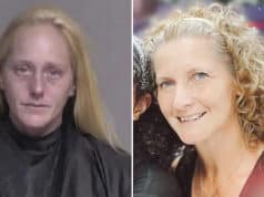 Sarah Wright, Deltona, Florida driver covers license plate with tape after hitting teen before fleeing scene.